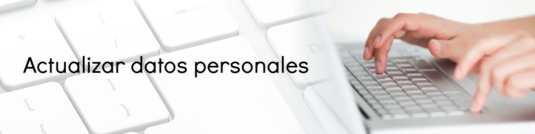 Actualizar datos personales